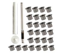 GALPADA Kit D'outils Robuste pour Œillets Métalliques en Fer, Pince pour Œillets de Cuir, pour Bricolage et Réparation de Chaussures, 1 Set D'installation Polyvalent