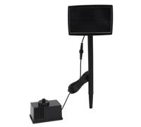 GALPADA Kit Fontaine Solaire Extérieure Multi Usage avec Pompe à Eau Dc pour Bassin Jardin Installation Facile et Kit Pompe Solaire pour Étang et Piscine