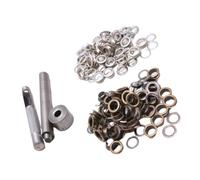 GALPADA Kit Œillets et Outils Diamètre Intérieur 12mm Ensemble de 100 Ensemble de Boutons à Œillets en Laiton pour Bâches et Auvents, Bricolage et Loisirs Créatifs la Maison
