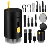GALPADA Kit Nettoyage Électronique Complet avec Brosse pour Clavier Nettoyeur Écouteurs et Objectifs Multifonction pour Ordinateurs Portables et Appareils Sensibles Stockage Pratique avec