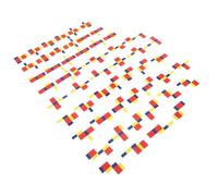 GALPADA Kit Pédagogique de 54 Feuilles en Papier Prisme Rectangulaire pour Démonstration D'expérience de Physique et Apprentissage des Surfaces et Longueurs
