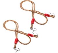 GALPADA Kit Suspendre pour Balançoire à Arbre 2pcs Corde en Nylon Réglable, Longueur Ajustable et Résistant pour Chaise Suspendue et Hamac Extérieur
