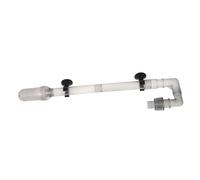 GALPADA Kit Tuyau Alimentation Aquarium Abs Robuste pour Filtration Externe Tube Entrée Eau Uniforme pour Réservoir Poissons Remplacement et Pratique