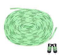GALPADA Lacets de Hockey Jaunes 244cm, Polyester pour Patins | Faciles à Cirer, Bout Réparable à Flamme, pour Patins à Roulettes et Bottes, Paire Unique