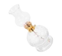 GALPADA Lampe à Kérosène Vintage Lanterne à Huile Classique Lampe Tempête Verre Éclairage Domestique Ancien à Pétrole Intérieur