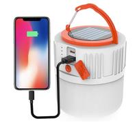GALPADA Lampe de Camping LED Multifonctionnelle Extérieure Port USB Intégré et Diffuseur, Lumière Portable pour Randonnée et Urgence, Matériau PC Robuste Couleur Couleur Aléatoire
