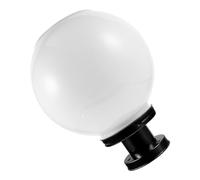 GALPADA Lampe Solaire Globe Led à Montage Sur Poteau Ip65 Étanche Lumière Blanche 20 Cm Pour Jardin Extérieur Éclairage De Clôture Automatique Nuit