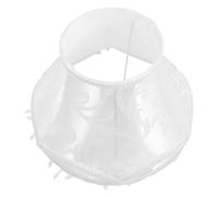 GALPADA Lampe Vintage Abat Jour Tissu Européen avec Perles Abat Jour Cloche à Volants pour Lampe de Table et Lampadaire Style Victorien Décoratif
