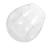 GALPADA Lampshade Verre Transparent Style Européen Abat-jour pour Lampe Murale sur Pied et Plafonnier Diffuseur de Lumière Décoratif et