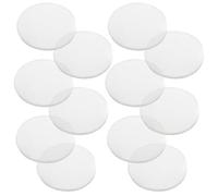 GALPADA Lentilles Optiques Convexes 12 Pièces Transparentes, Kit d'Expérimentation Physique Léger pour Usage Éducatif