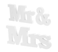 GALPADA Lettre Décorative Mr Mrs en PVC, Décoration Mariage Centre de Table, Accessoire Photo pour Fête, Ornement Élégant pour Salle de Réception et Jardin, Fourniture Mariage