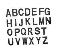 GALPADA Lettres Autocollantes Adhésives pour Porte et Mur Complet A Z Plastique Décor Maison et Appartement Installation Rapide sans Outil