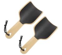 GALPADA Limes à Double Face Pieds Lot de 2 Pièces, Outil Manuel Ergonomique pour Éliminer Cors et Durillons, Adapté pour Pédicure et Soins à Domicile