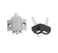 GALPADA Loquet de Sécurité Réglable pour Fenêtre et Porte Coulissante avec Clé Stoppeur de Fenêtre Sash pour Protection et Circulation Air