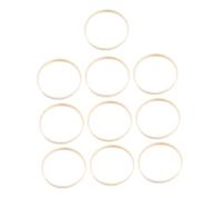 GALPADA Lot de 10 Anneaux Attrape-rêves Bambou Rond 13 Cm Diamètre Matériel Naturel Bricolage Décoration Intérieure DIY