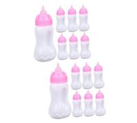 GALPADA Lot de 10 Bouteilles pour Poupées - Accessoires De Jeu en Simulation pour Filles - Idéal pour Décorer des Maisons De Poupées Et L'Imagination avec des Bouteilles De Lait Et