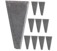 GALPADA Lot de 10 Coins de Hache en Acier au Carbone S, Outil de Fixation Triangulaire pour Manche de Marteau, Renfort pour Menuiserie et Bricolage, Accessoires Pose Parquet, Usage
