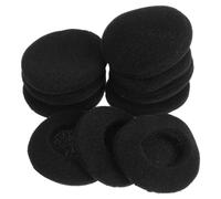 GALPADA Lot de 10 Coussinets Mousse Noirs de 40 Mm pour Casque Audio, Confortables et Solide, Remplacement des Oreillettes Usées
