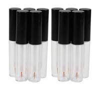 GALPADA Lot de 10 Flacons Rechargeables 8Ml pour Eyeliner avec Pinceau Fin Tubes Transparents en Plastique pour Maquillage Précis Portables et Anti-Fuite Accessoires Maquillage pour