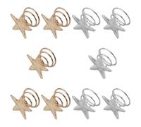 GALPADA Lot de 10 Pinces à Cheveux Étoiles en Alliage de Zinc Fixation Sécurisée et Design Spiralé, Accessoires Élégants pour Femmes et Filles, Mariages et Usage Quotidien