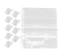 GALPADA Lot de 10 Set de Pochettes Transparentes Étanches pour Négatifs de Films Feuilles de Conservation d'Archives 120 Trous Paquet Protecteurs Anti-Poussière pour Stockage de