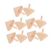 GALPADA Lot de 10 Toupies en Bois pour Enfants : Kits De Peinture À Faire Soi-même, Jouets Éducatifs pour Les Tout-Petits - toupies Amusantes pour La Coordination Œil-Main