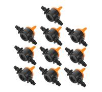 GALPADA Lot de 10 Vannes D'arrêt Miniatures 4/7 Mm pour Tubes Goutte-à-Goutte, Réglables en Abs Solide, Raccords D'irrigation Jardin Balcon Terrasse, Contrôle Précis De L'arrosage