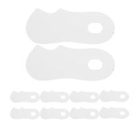GALPADA Lot de 100 Inserts de Chaussettes en Carton Blanc, Planches Incurvées Invisibles pour Présentation de Chaussettes Courtes, Faciles à Entretenir Remplacer en Magasin