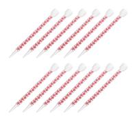 GALPADA Lot de 12 Buses Applicatrices de Calfeutrage en Plastique Mélangeur Statique Spiralé Contrôle Précis du Débit pour Joints de Carrelage Outil Réutilisable Léger pour Bricolage et