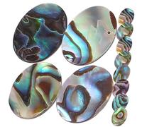 GALPADA Lot de 12 Cabochons Ovales en Nacre D'ormeau 10x14 Mm pour Création Bijoux Cabochons à Dos Plat Unisexe Couleur Naturelle Bijoux DIY Colliers Boucles D'oreilles Artisanat