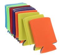 GALPADA Lot de 12 Housses Isolantes pour Canettes 330 Ml Manchons Thermiques Pliables en Matériau Composite Couleurs Variées pour Bouteilles de Boisson en Voyage et Activités de Plein