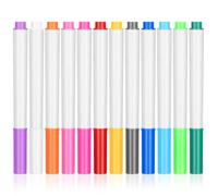 GALPADA Lot de 12 Marqueurs à Craie Néon Lavables pour Tableaux Led Et Surfaces Acryliques, Effaçables à Sec, pour Que Les Enfants Puissent Dessiner, Écrire Et Gribouiller sur Tableaux Blancs Et