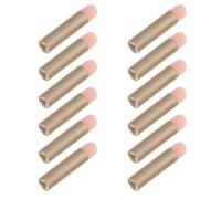 GALPADA Lot de 12 Mini Pinceaux de Maquillage de Voyage Multifonctions Pinceaux Estompeurs Doux pour Lèvres Paupières et Anticernes Format Compact Portable pour Retouches Beauté en