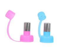 GALPADA Lot De 2 Bouchons De Bouteille d'eau pour Chien Et Petit Animal, Étanches, Plastiques, Portables pour Voyage Extérieur, Toutous Et Chatons