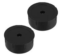 GALPADA Lot de 2 Bouchons de Remplacement pour Poteaux d'arbre à Chat, Diamètre Extérieur 70 Mm, Vis M8, Accessoires en Plastique Noir pour Griffoir DIY, Réparation et Connexion