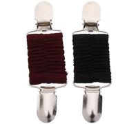 GALPADA Lot de 2 clips à vêtements tendance à l'arrière pour serrer la robe - Clip rétro cardigan arrière RCA - Boucle à clip pour pulls, cardigan, 11.50X3.00X1.00CM, Alliage, tissu élastique, No