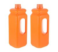 GALPADA Lot de 2 Contenants en Plastique Réutilisables de 2,5l avec Poignée Ergonomique et Couvercles Étanches, Rangement Service
