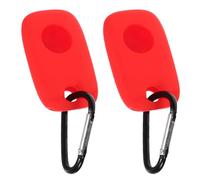 GALPADA Lot de 2 Coques en Silicone Rouge Antichoc et Anti-Rayures Compatibles avec Pro 2022, Accessoires Solides pour Clés et Objets Personnels