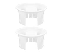 GALPADA Lot de 2 Couvercles Blancs en Plastique pour Pichet à Eau, Accessoires Étanches sans Bavures Finition Soignée, Idéals pour Pichets à Boissons