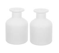 GALPADA Lot de 2 Flacons Diffuseurs en Verre 150 ML, Récipient Vide pour Parfum Support Diffuseur, Adapté pour Chambres et Bureaux