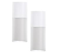 GALPADA Lot de 2 Flacons Pompe Cosmétiques 15ml Réutilisables en Plastique As et PP, Flacons sous Vide pour Lotion et Sérum, pour Voyage et Soin Peau