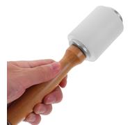 GALPADA Lot de 2 Marteaux Travail du Cuir Maillets à Tête en Nylon Souple et Caoutchouc Manches en Bois Imitation Ancien Outils de Sculpture du Cuir pour Installation et Artisanat