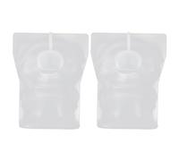 GALPADA Lot de 2 Moules Silicone 3D Cochon pour Époxy Cristal DIY, Moules Solides et Adaptés la Décoration Maison et Activités Manuelles Garçon et Filles