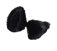 GALPADA Lot de 2 Pinces à Cheveux Oreilles de Chat Noir, Taille Standard, Clips Cosplay Fox Ear pour Filles, Accessoires Soirée Bal Masqué, Épingles Légères et Solide
