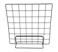 GALPADA Lot de 2 Présentoirs à Grille Métallique Noire 35X35 CM Base Large pour Bureau et Stand de Marché Support Photo Polyvalent et Organisateur D’Accessoires Décoratifs Affichage