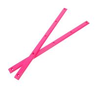 GALPADA Lot de 2 Protections de Rails Skateboard en Plastique Rose 14,15 X 0,67'' pour Longboard, Pare-Chocs Compatibles Planches, Accessoires Montage Skateboard Usage Domestique