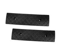 GALPADA Lot De 2 Rampes D'accès en Caoutchouc pour Seuil De Trottoir 3 Cm Hauteur Antidérapantes Noir pour Voiture Allée Garage Pente De Bordure Véhicule Fauteuil Roulant
