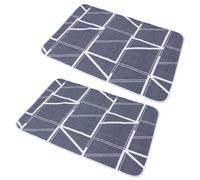 GALPADA Lot de 2 Tapis pour Animaux Lavables et Imperméables 80X120 CM Absorbants et Respirants Tapis de Dressage Réutilisables pour Chiens et Chats pour Parc Cage et Voyage