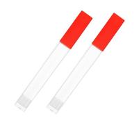 GALPADA Lot De 2 Thermomètres De Protection Pour Adultes Sous La Langue À Pour La Fièvre En Plastique Rouge
