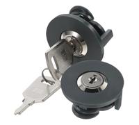 GALPADA Lot de 2 Verrous de Sécurité pour Prises Industrielles en Alliage de Zinc avec Coque Abs, Langue Rotative, Prévention des Erreurs, pour Ateliers et Usines